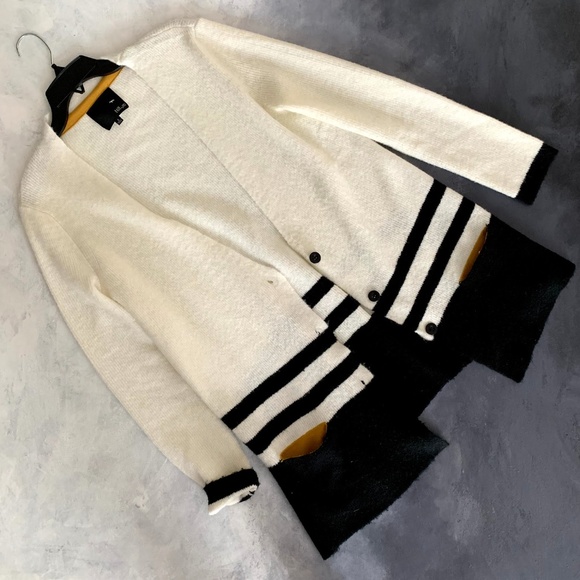Anthropologie Sweaters - Fate By LFD Soft Striped Open Front Cardigan
